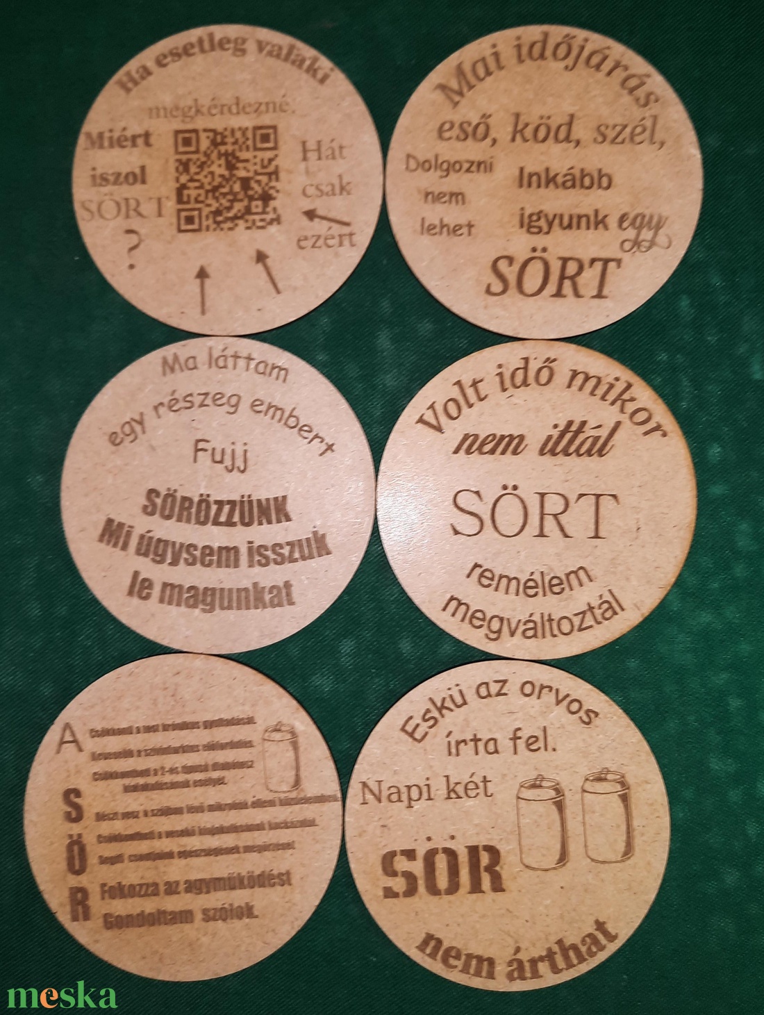 Egyedi vicces szép söralátét/pohár alátét szett - otthon & életmód - konyhafelszerelés, tálalás - tálalás - tányér- és poháralátét - Meska.hu Egyedi vicces szép söralátét/pohár alátét szett - otthon & életmód - konyhafelszerelés, tálalás - tálalás - tányér- és poháralátét - Meska.hu