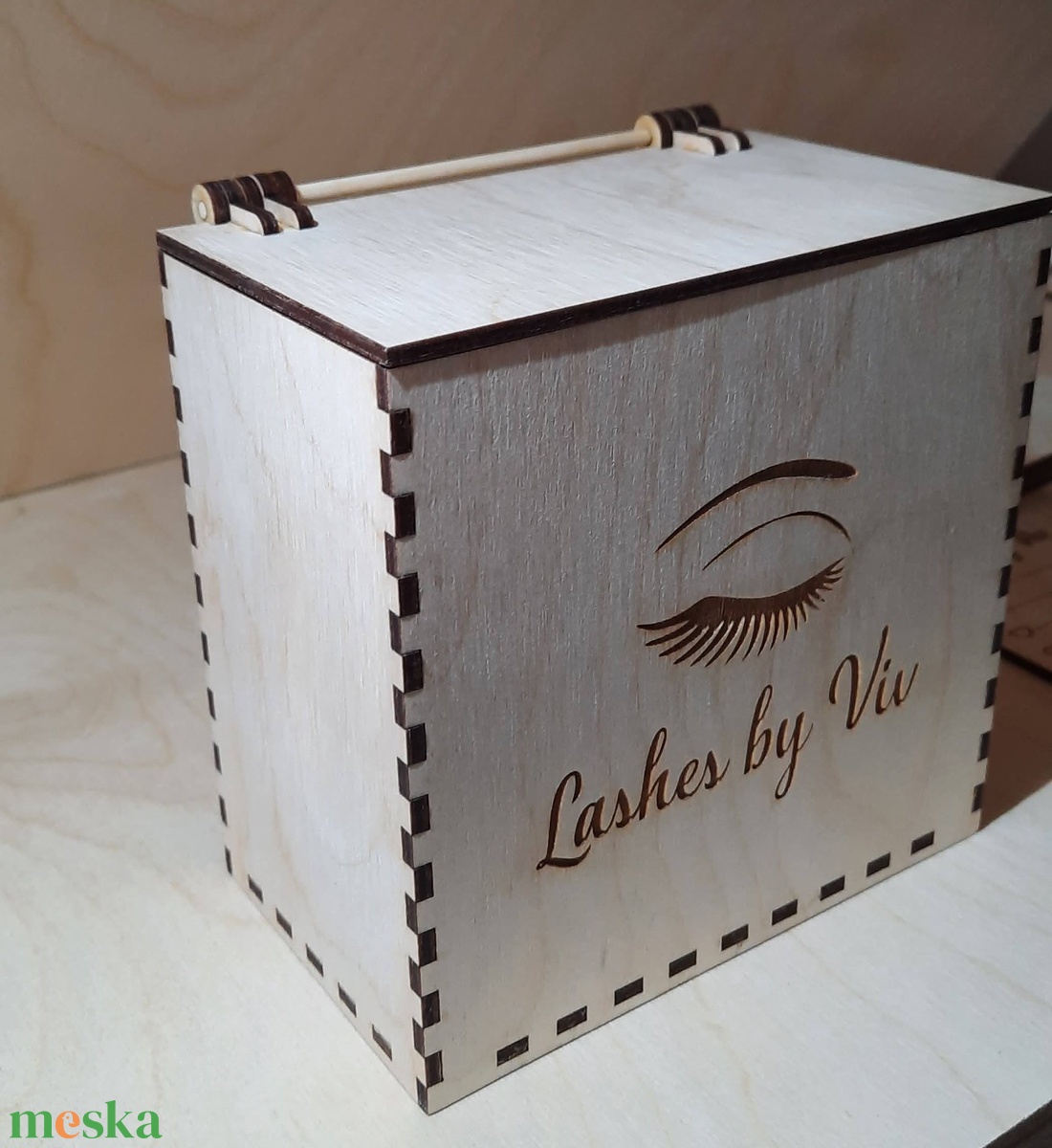 LashBox Műszempilla rendszerező és tároló dobozka a TE saját logóddal cégneveddel. - otthon & életmód - tárolás & rendszerezés - doboz - Meska.hu