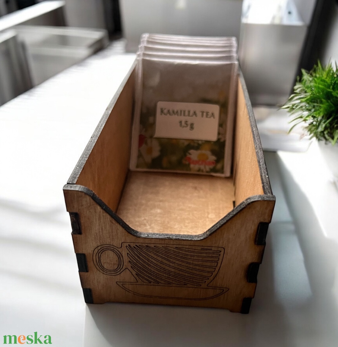 Tea Filter Tartó - otthon & életmód - konyhafelszerelés, tálalás - konyhai tárolás - tea & kávé tárolás - Meska.hu