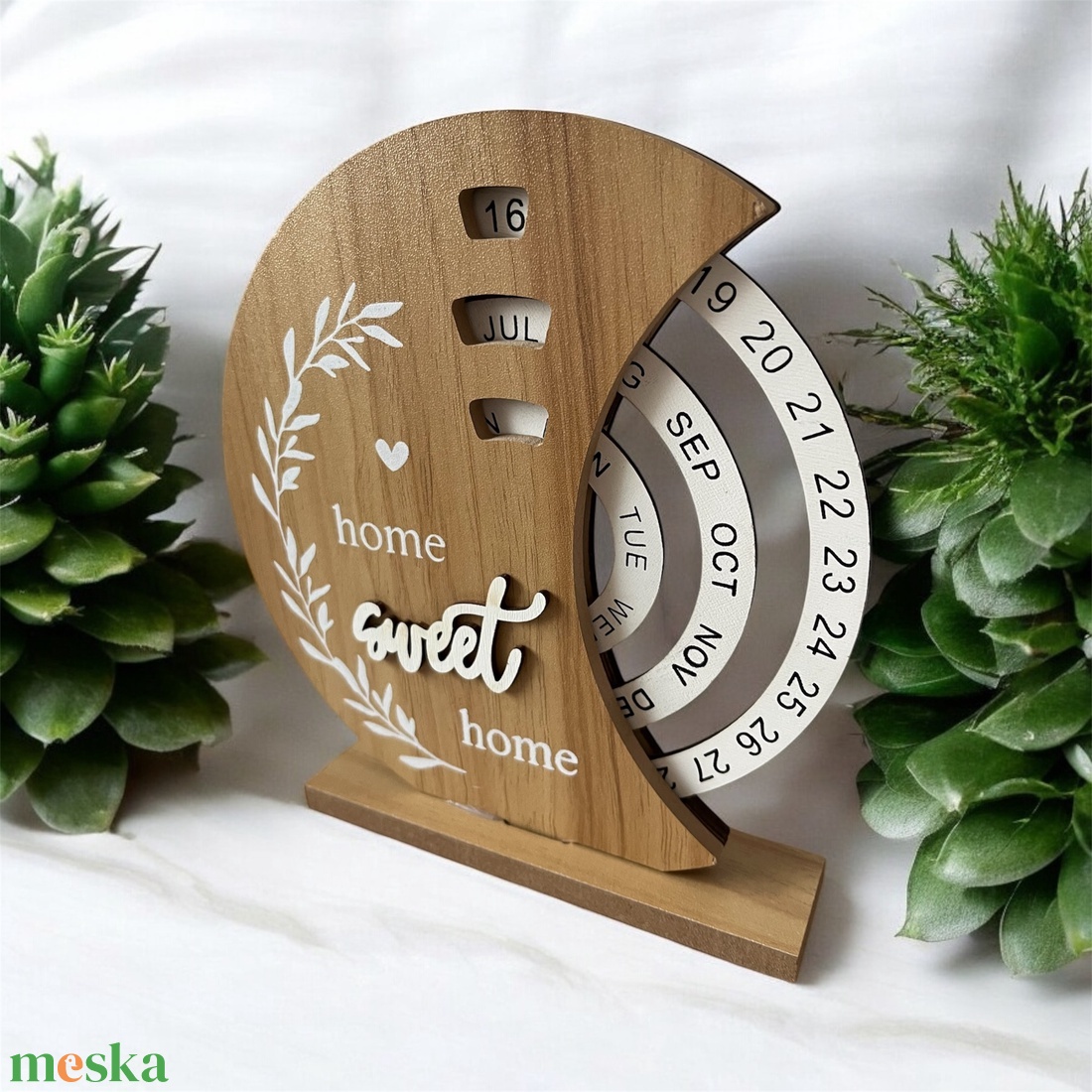 Öröknaptár Home Sweet Home - otthon & életmód - dekoráció - fali és függő dekoráció - falinaptár & öröknaptár - Meska.hu