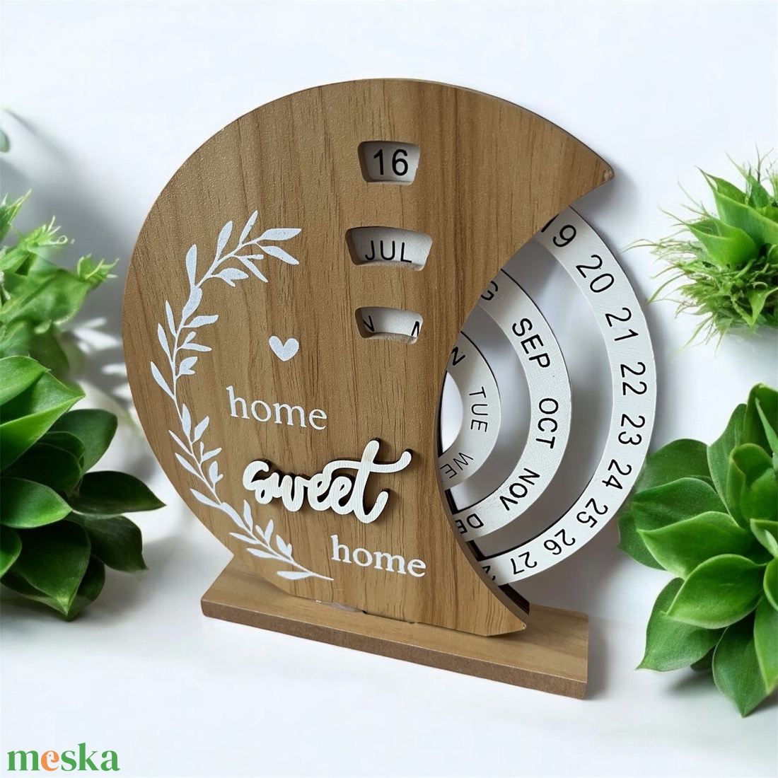 Öröknaptár Home Sweet Home - otthon & életmód - dekoráció - fali és függő dekoráció - falinaptár & öröknaptár - Meska.hu