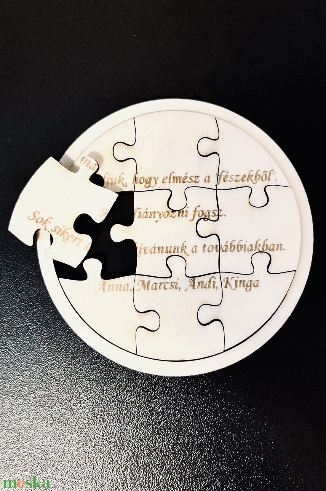 Egyedi emlék puzzle - otthon & életmód - konyhafelszerelés, tálalás - konyhai dekoráció - hűtőmágnes - Meska.hu