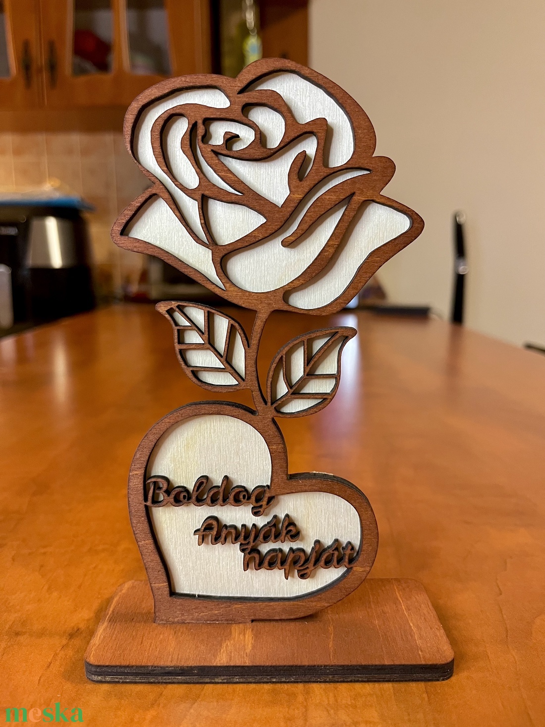 Anyáknapi örökrózsa - otthon & életmód - virágdekoráció - virágdíszek - asztali virágdísz - Meska.hu