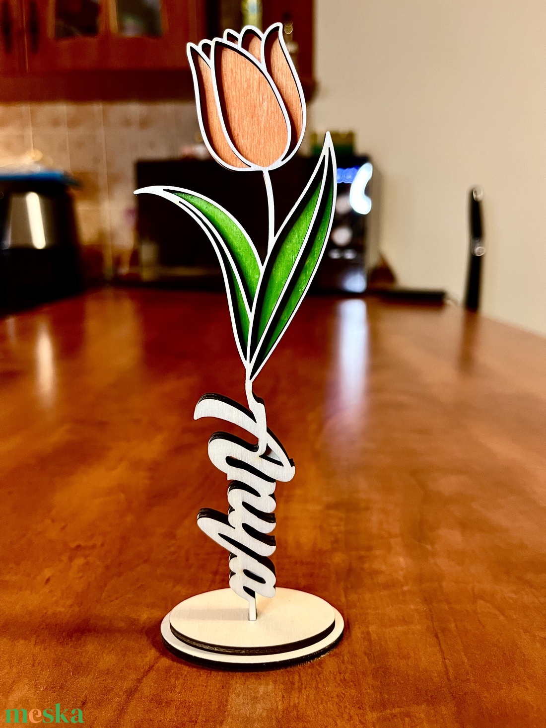 Anyáknapi örök tulipán - otthon & életmód - virágdekoráció - virágdíszek - asztali virágdísz - Meska.hu