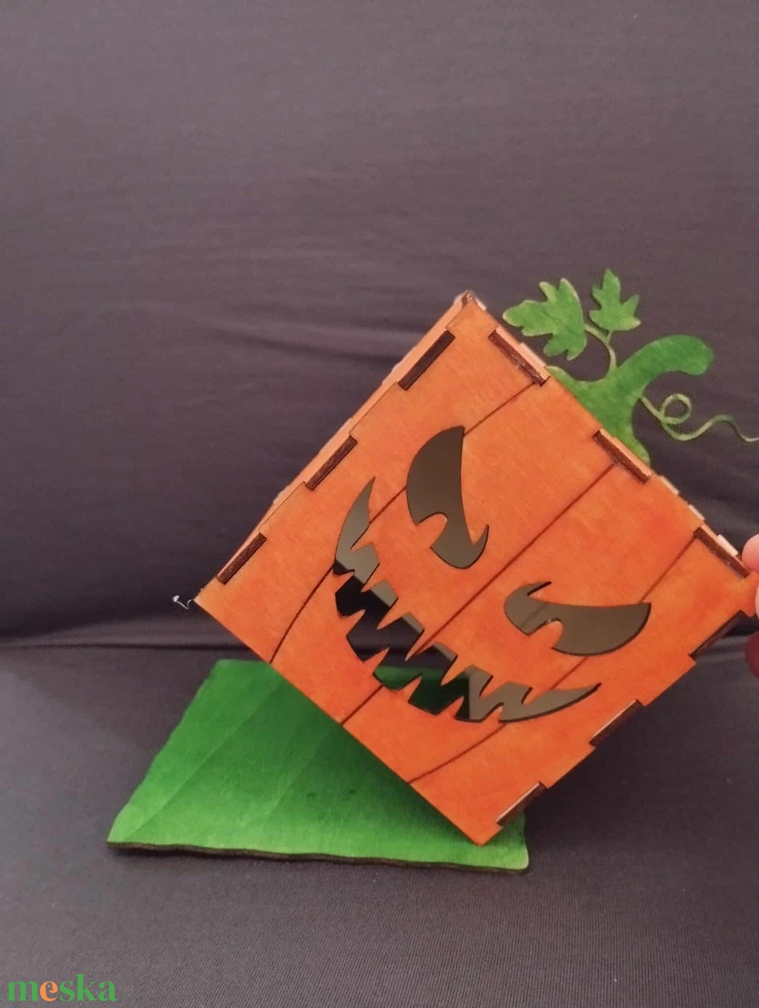 Fa Halloween töklámpás doboz kézműves dekoráció - otthon & életmód - dekoráció - halloween - halloweeni tök - Meska.hu Fa Halloween töklámpás doboz kézműves dekoráció - otthon & életmód - dekoráció - halloween - halloweeni tök - Meska.hu