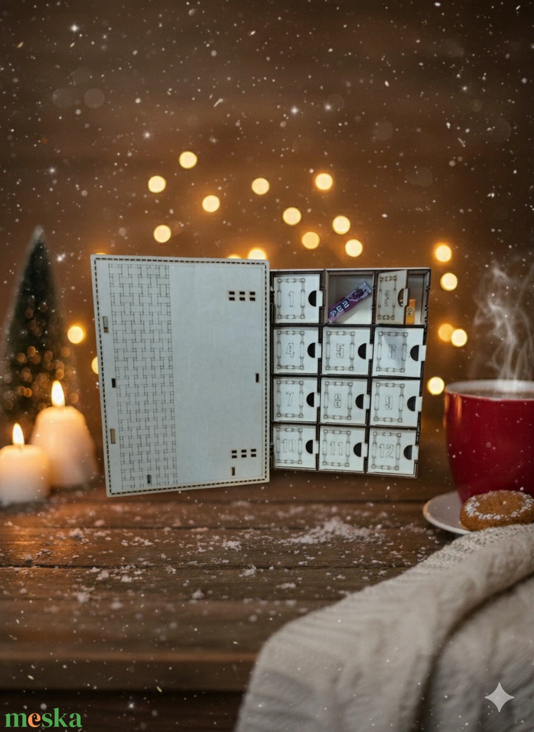 Fa adventi naptár könyv - karácsony - adventi díszek - adventi naptár - Meska.hu Fa adventi naptár könyv - karácsony - adventi díszek - adventi naptár - Meska.hu