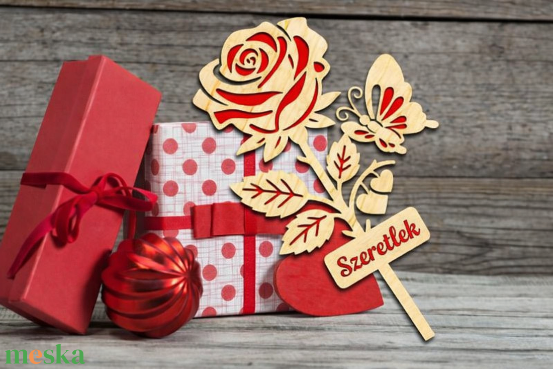 Valentin napi örök rózsa - otthon & életmód - virágdekoráció - virágok - szálas virág - Meska.hu