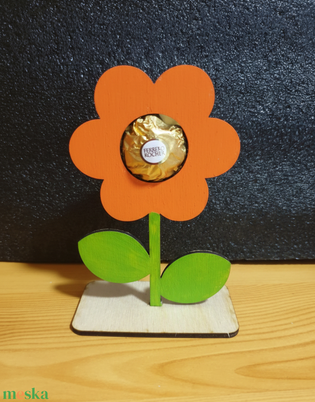 virág édességtartóval - otthon & életmód - virágdekoráció - virágdíszek - asztali virágdísz - Meska.hu