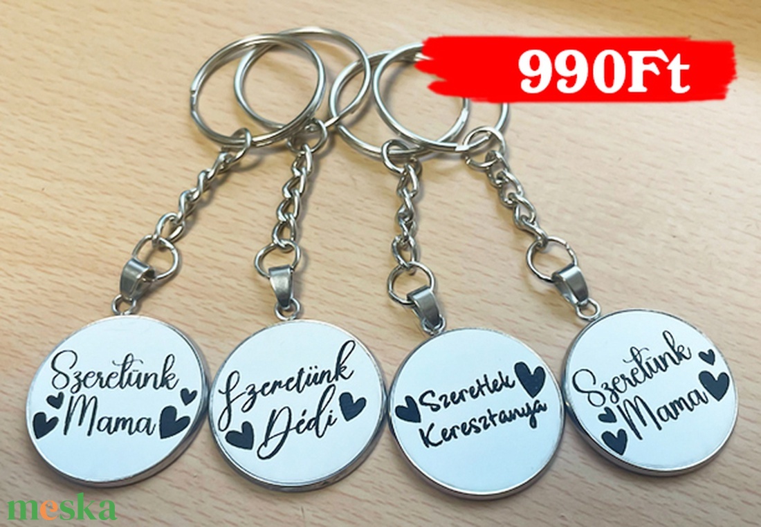 Gravírozott akril kulcstartók - táska & tok - kulcstartó & táskadísz - kulcstartó - Meska.hu
