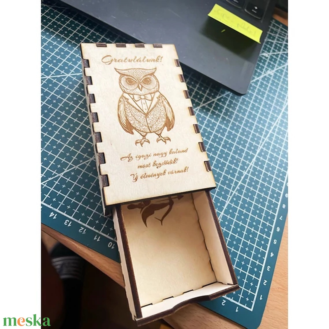 Gravírozott fadobozok - kellékek & szerszámok - hobby fa alapanyag - doboz - Meska.hu