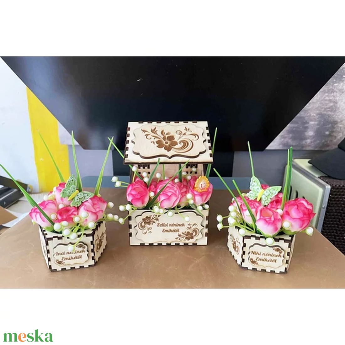 Gravírozott fadobozok - kellékek & szerszámok - hobby fa alapanyag - doboz - Meska.hu