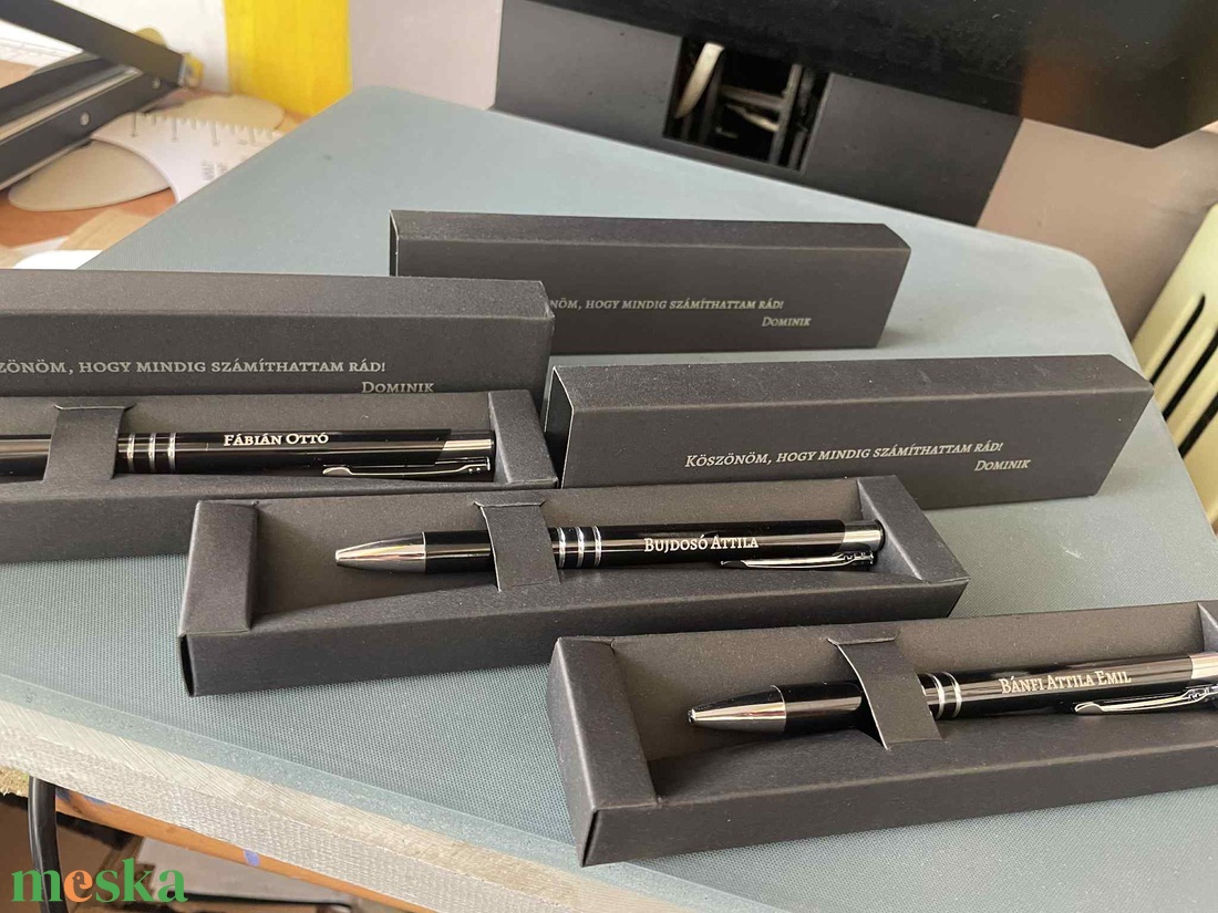 Gravírozott tollak - otthon & életmód - papír, írószer - ceruza & toll - Meska.hu