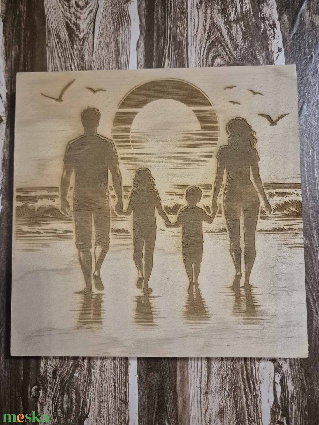 Pirográf kép - otthon & életmód - dekoráció - kép & falikép - fából készült kép - Meska.hu