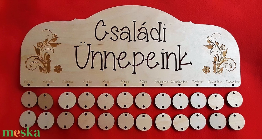 Családi ünnepnaptár - otthon & életmód - dekoráció - fali és függő dekoráció - falinaptár & öröknaptár - Meska.hu Családi ünnepnaptár - otthon & életmód - dekoráció - fali és függő dekoráció - falinaptár & öröknaptár - Meska.hu