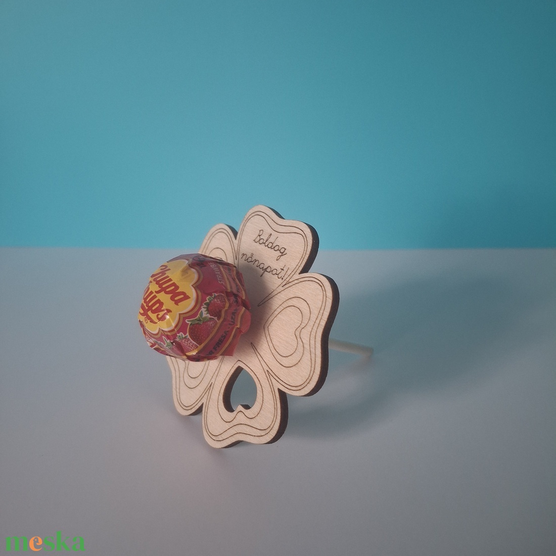 Virágfej nyalókához - otthon & életmód - dekoráció - dísztárgy - Meska.hu