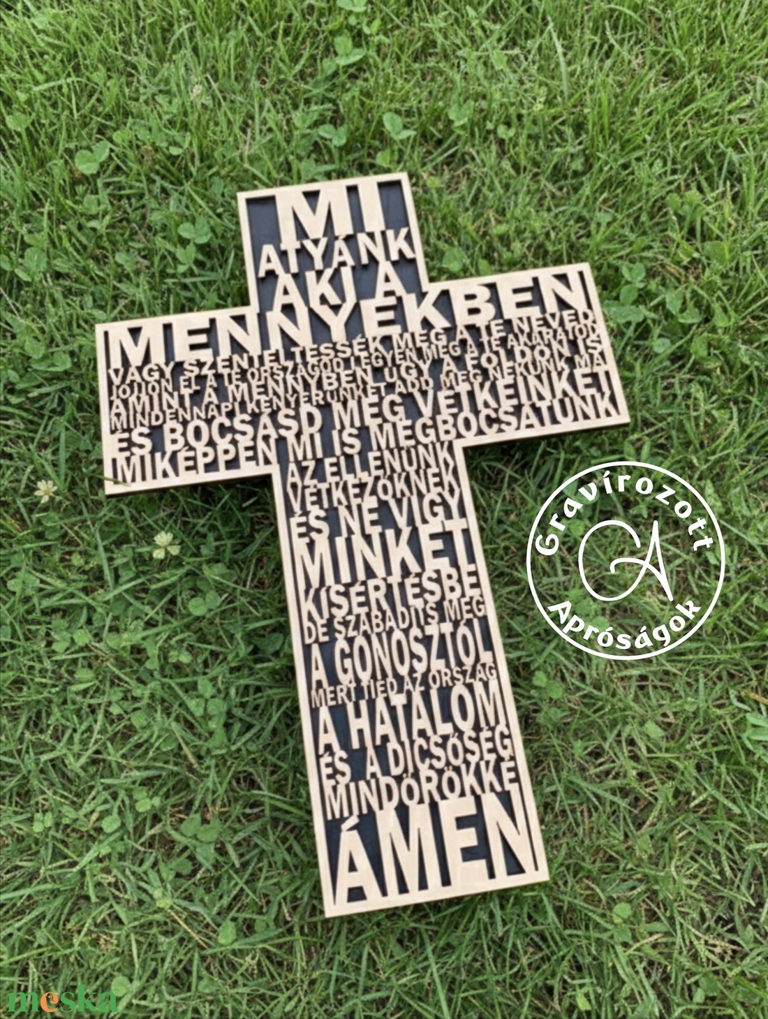 Mi Atyánk kereszt - dekoráció - otthon & életmód - vallás - kereszt - Meska.hu