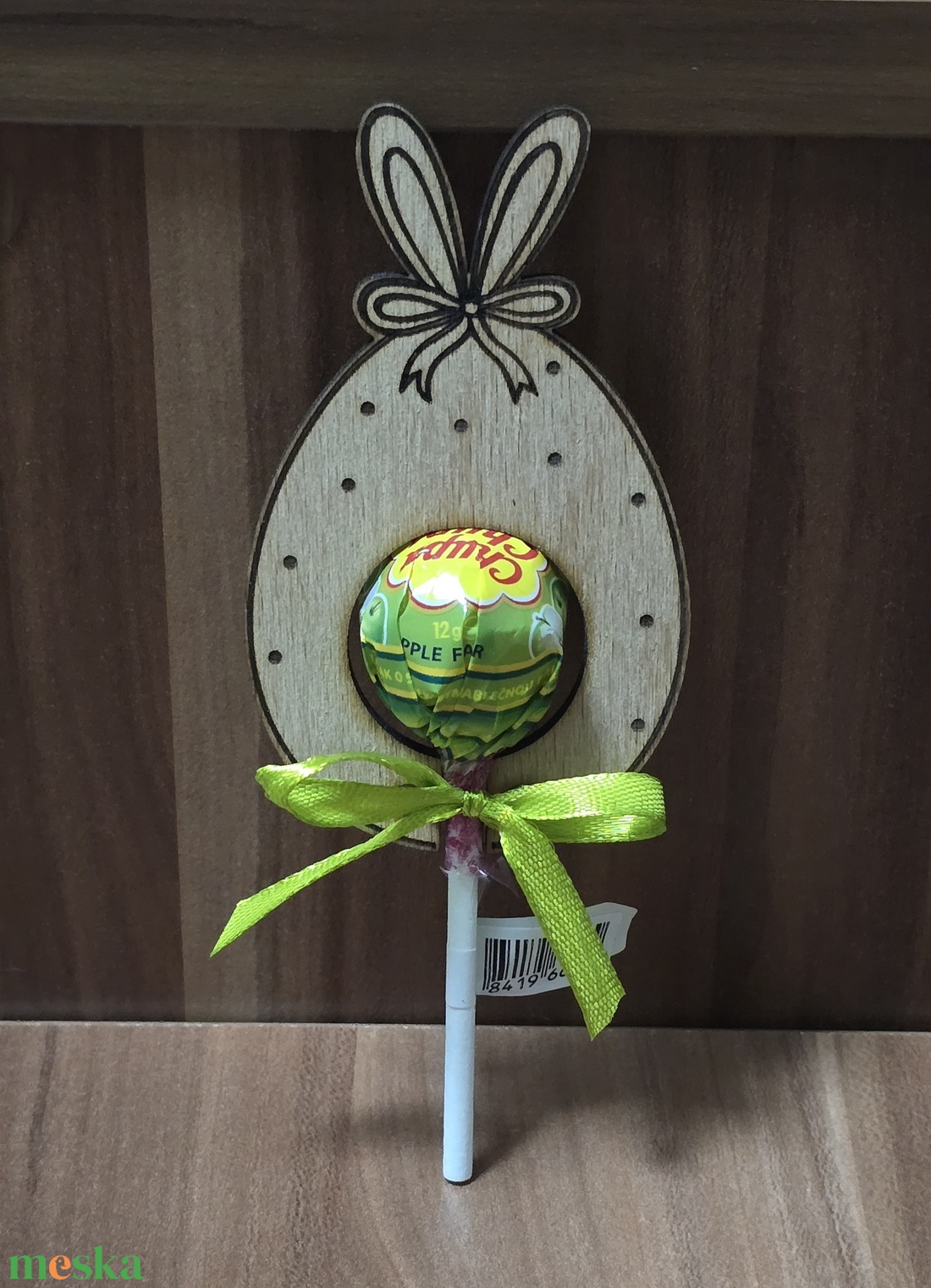 Húsvéti köszönőajándék, nyalóka tartó - ünnepi díszek, dekorációk - húsvéti díszek és dekorációk - húsvéti ajándékátadó - Meska.hu