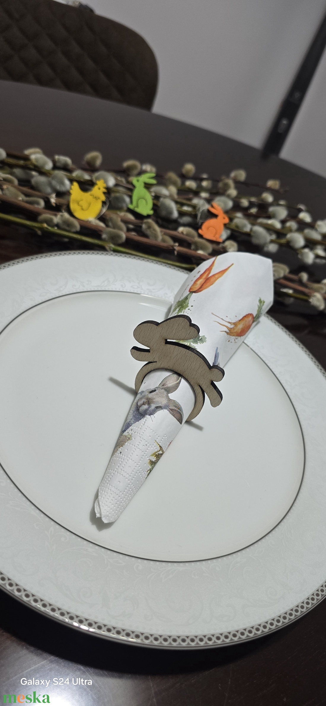 Húsvéti szalvétatartó szett - ünnepi díszek, dekorációk - húsvéti díszek és dekorációk - húsvéti asztaldíszek - Meska.hu