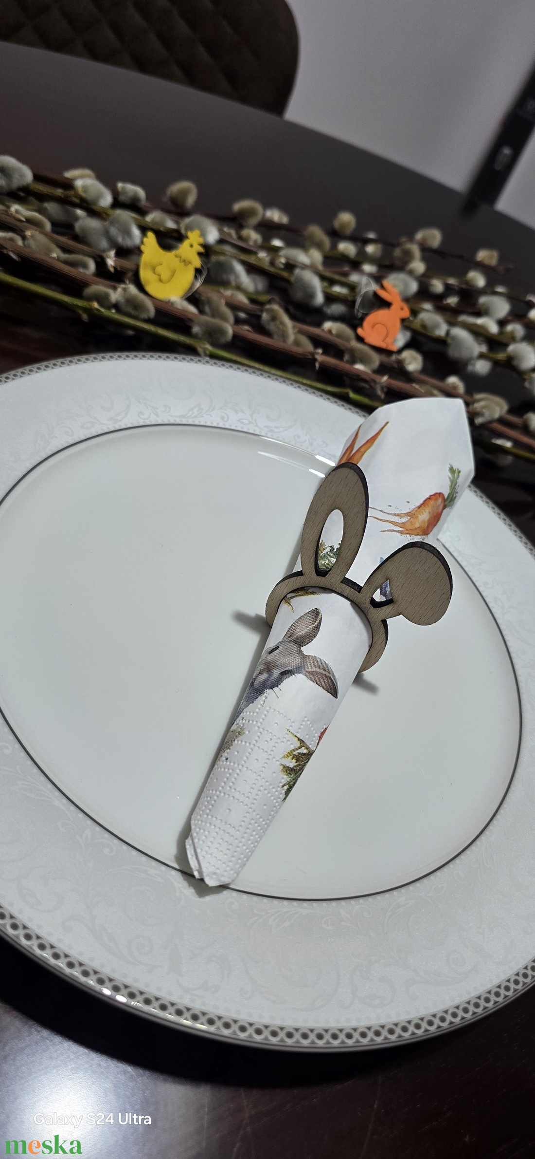 Húsvéti szalvétatartó szett - ünnepi díszek, dekorációk - húsvéti díszek és dekorációk - húsvéti asztaldíszek - Meska.hu
