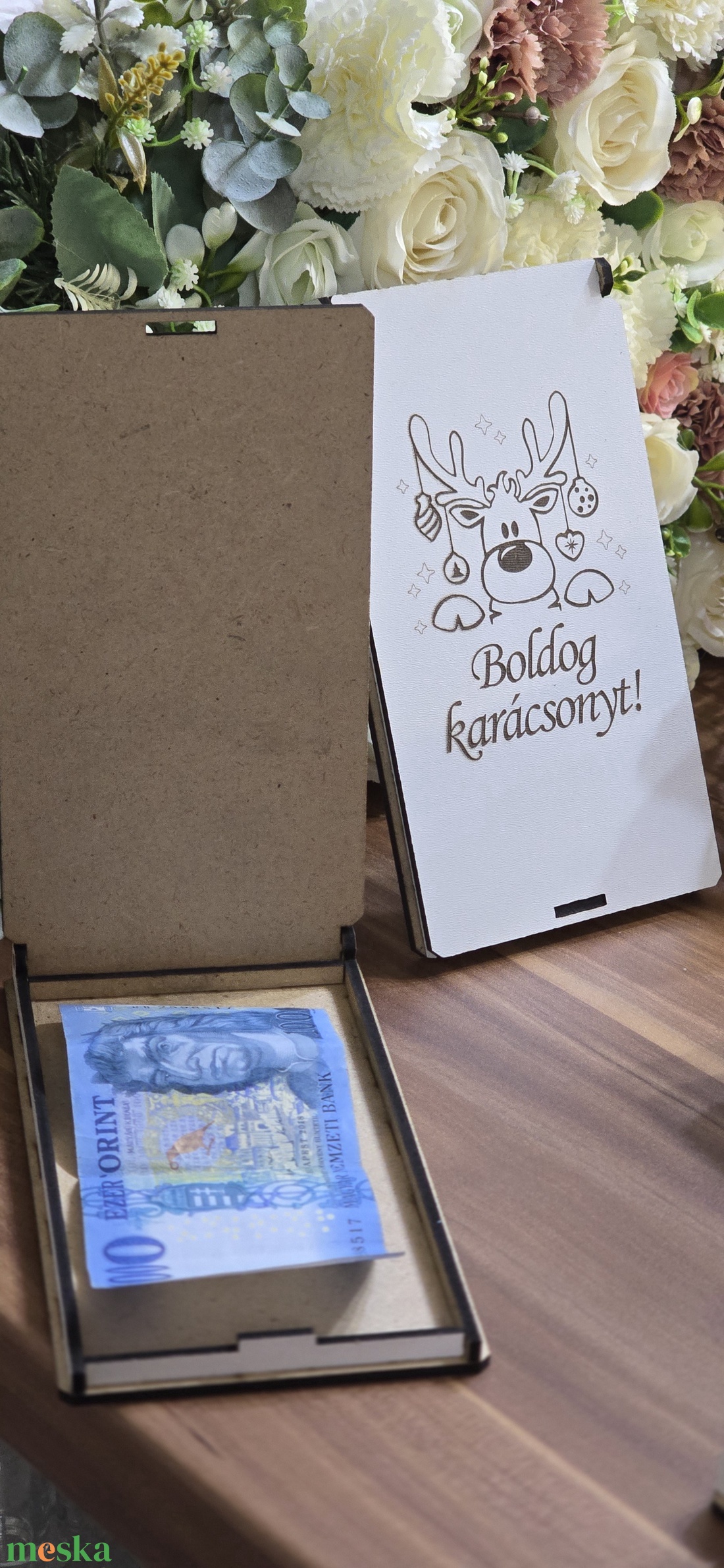 Karácsonyi pénzátadó, boríték helyett - karácsony - karácsonyi ajándékozás - karácsonyi pénzátadó - Meska.hu