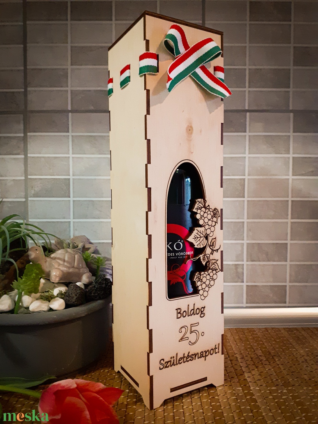 Boros doboz egyedi felirattal - otthon & életmód - dekoráció - asztal és polc dekoráció - díszdoboz - Meska.hu