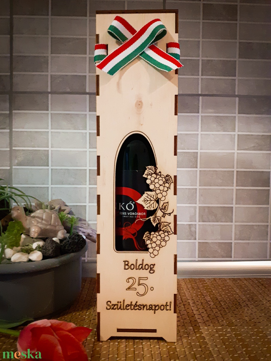 Boros doboz egyedi felirattal - otthon & életmód - dekoráció - asztal és polc dekoráció - díszdoboz - Meska.hu
