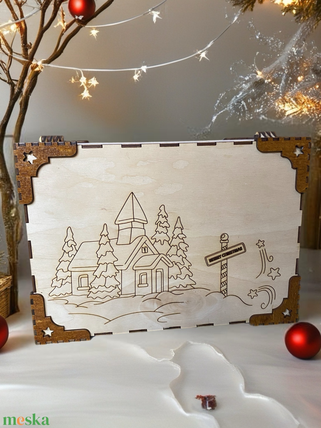 Könyv adventi naptár - karácsony - adventi díszek - adventi naptár - Meska.hu