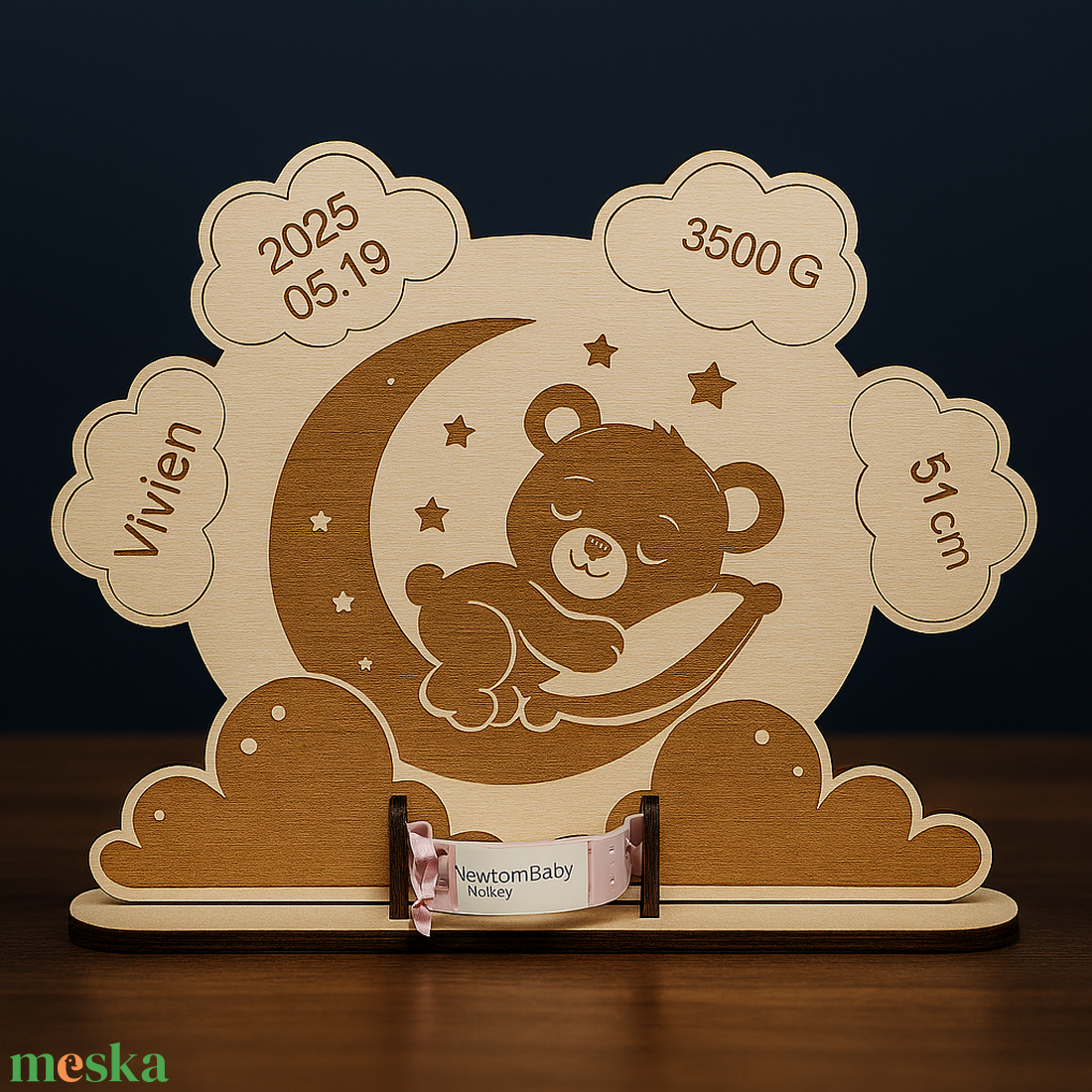 Újszülött karszalag tartó - otthon & életmód - babaszoba, gyerekszoba - babaszoba dekoráció - Meska.hu