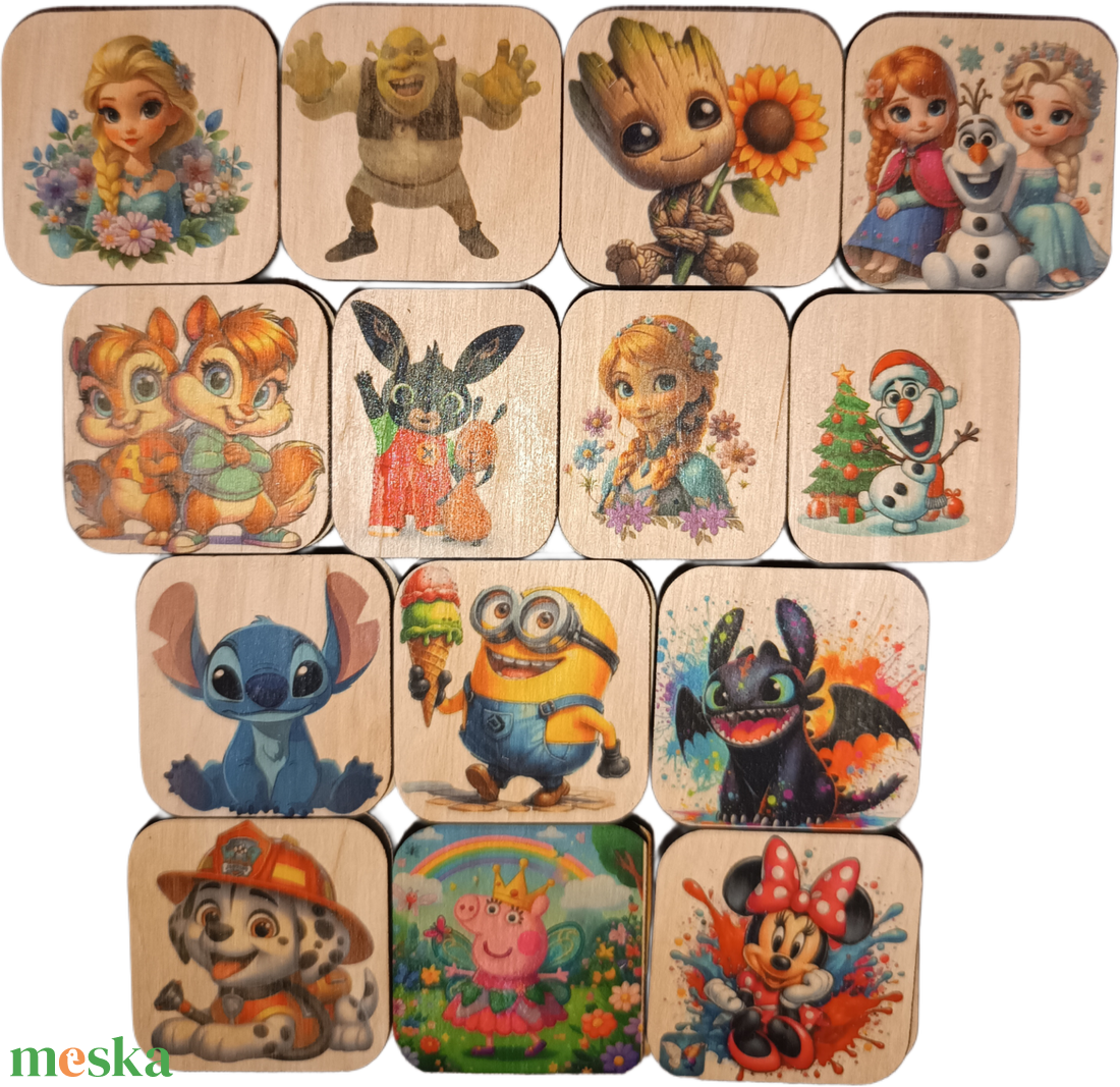 Fa memóriajáték  - játék & sport - készségfejlesztő és logikai játék - memória játékok - Meska.hu