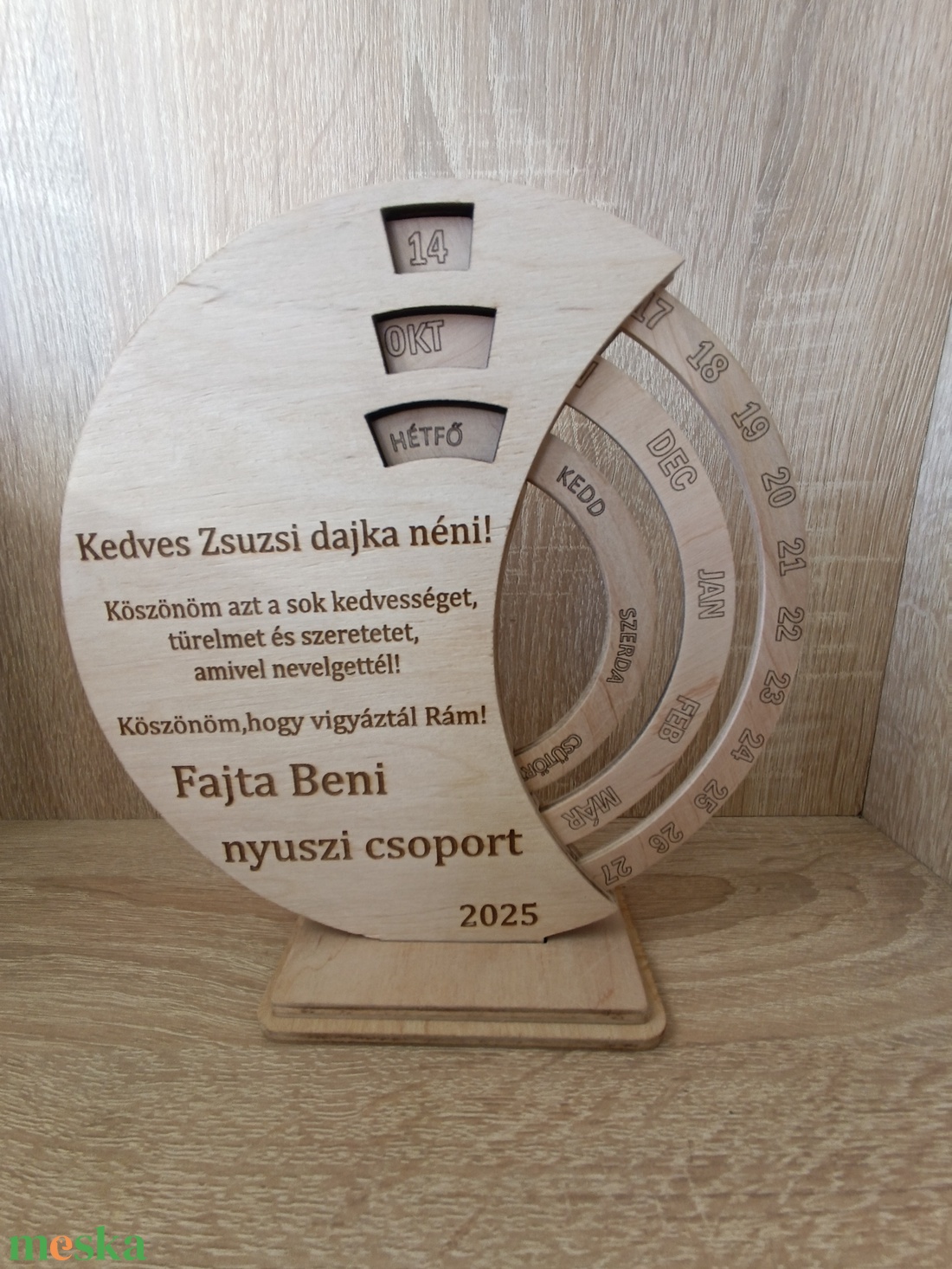 Öröknaptár  - otthon & életmód - dekoráció - fali és függő dekoráció - falinaptár & öröknaptár - Meska.hu