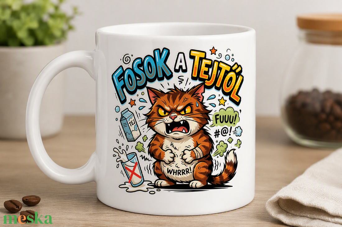 f.sok a tejtől vicces  bögre - otthon & életmód - konyhafelszerelés, tálalás - tálalás - bögre & csésze - Meska.hu