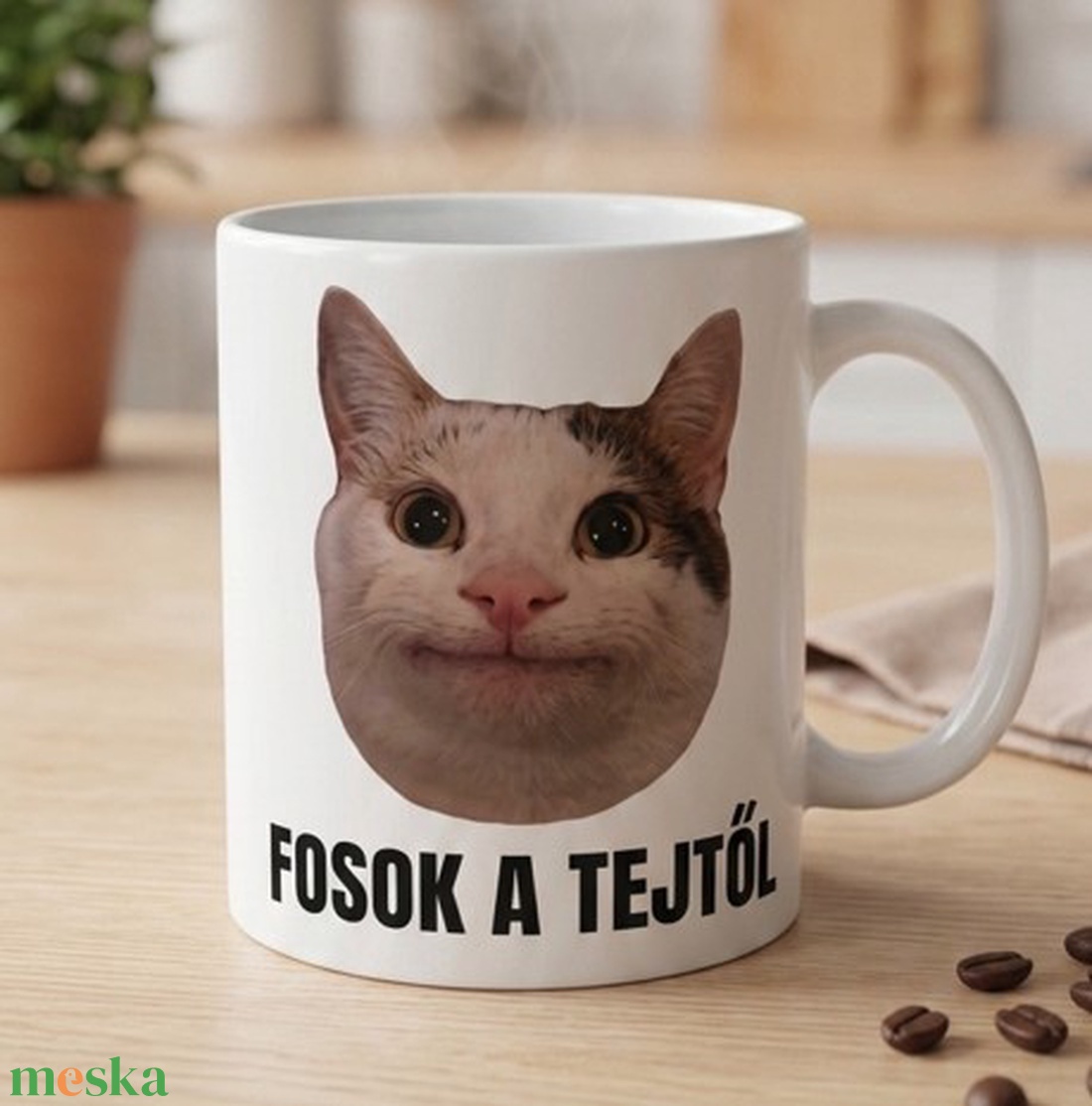 Fosok a tejtől bögre - otthon & életmód - konyhafelszerelés, tálalás - tálalás - bögre & csésze - Meska.hu