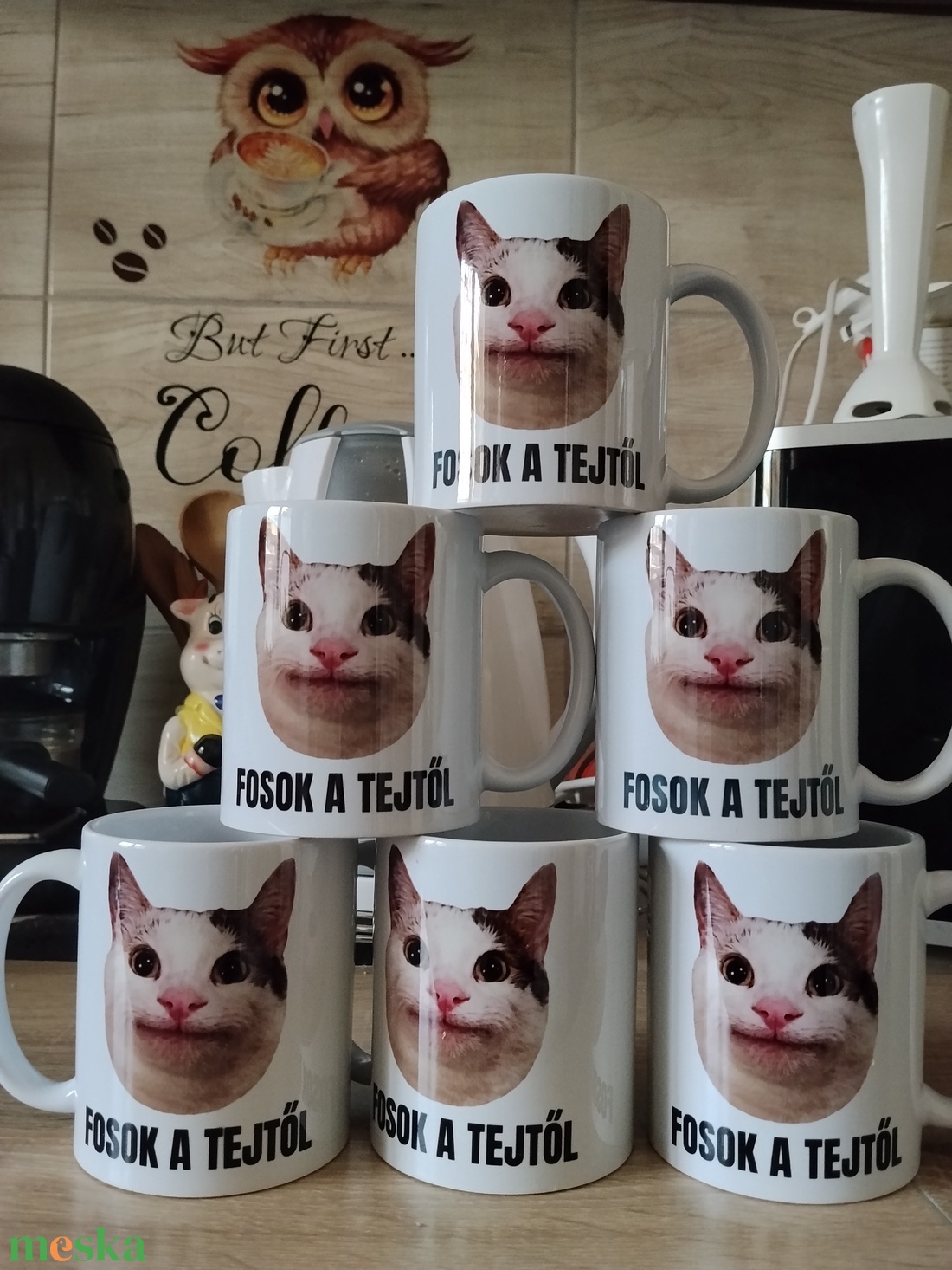 Fosok a tejtől bögre - otthon & életmód - konyhafelszerelés, tálalás - tálalás - bögre & csésze - Meska.hu