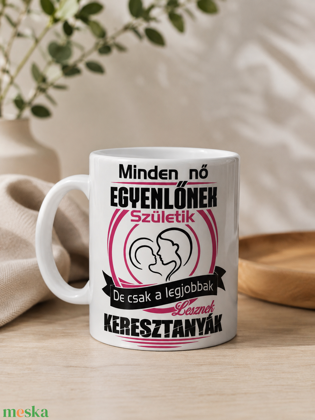  Keresztanya és  Keresztapa páros bögre �  ajándék a legjobb keresztszülőknek - baba - mama - keresztelő kellékek - keresztelőajándékok - Meska.hu