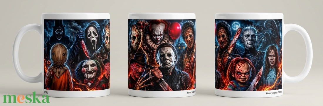 Horror Legendák Premium Bögre � 330 ml - otthon & életmód - konyhafelszerelés, tálalás - tálalás - bögre & csésze - Meska.hu