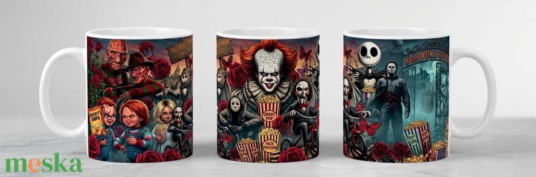 Horror Klasszikusok Premium Kerámia Bögre - otthon & életmód - konyhafelszerelés, tálalás - tálalás - bögre & csésze - Meska.hu
