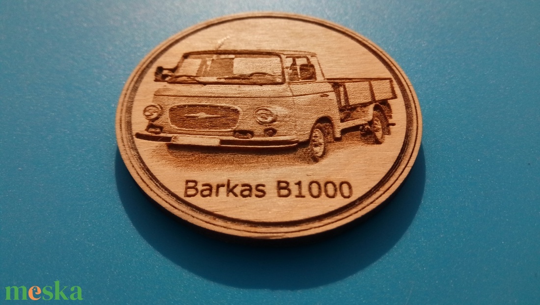 Barkas platós D mintás hűtőmágnes.  - otthon & életmód - konyhafelszerelés, tálalás - konyhai dekoráció - hűtőmágnes - Meska.hu