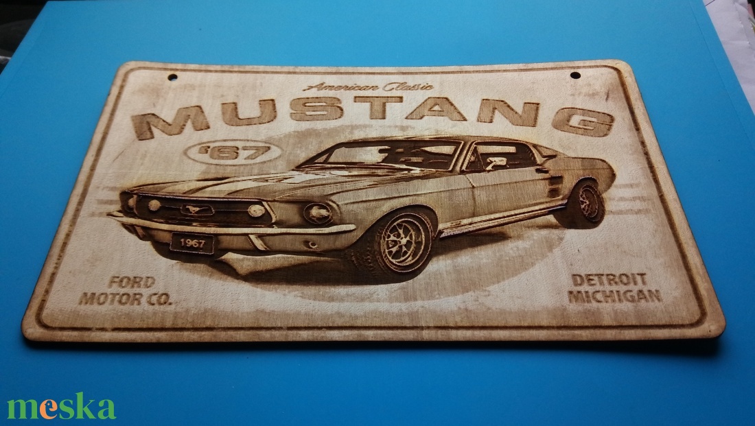 Ford Mustang fémtábla hangulatú gravírozás amei autó rajnogónak. - otthon & életmód - dekoráció - kép & falikép - fából készült kép - Meska.hu Ford Mustang fémtábla hangulatú gravírozás amei autó rajnogónak. - otthon & életmód - dekoráció - kép & falikép - fából készült kép - Meska.hu