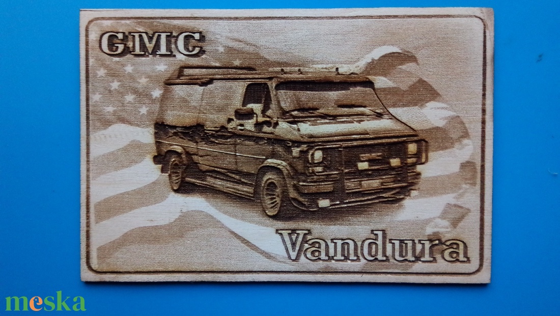 GMC VANDURA (zászló háttérrel), amerikai autós találkozó résztvevőknek. Veterán őrülteknek. Fém tábla hangulattal. - otthon & életmód - dekoráció - kép & falikép - fából készült kép - Meska.hu GMC VANDURA (zászló háttérrel), amerikai autós találkozó résztvevőknek. Veterán őrülteknek. Fém tábla hangulattal. - otthon & életmód - dekoráció - kép & falikép - fából készült kép - Meska.hu