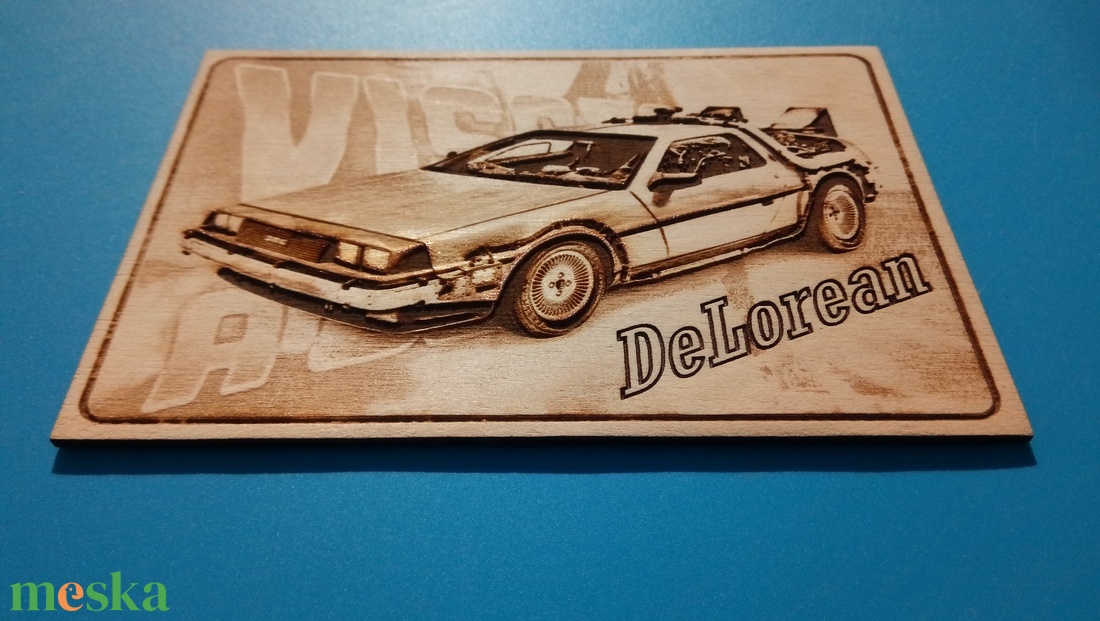 DeLorean amerikai autós találkozó résztvevőknek. Veterán őrülteknek. Fém tábla hangulattal. - otthon & életmód - dekoráció - kép & falikép - fából készült kép - Meska.hu DeLorean amerikai autós találkozó résztvevőknek. Veterán őrülteknek. Fém tábla hangulattal. - otthon & életmód - dekoráció - kép & falikép - fából készült kép - Meska.hu