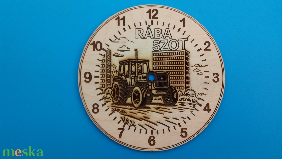 Rába traktor, SZOT üdülő előtt. Falióra, nosztalgikus hangulattal. ;) - otthon & életmód - dekoráció - fali és függő dekoráció - falióra & óra - Meska.hu Rába traktor, SZOT üdülő előtt. Falióra, nosztalgikus hangulattal. ;) - otthon & életmód - dekoráció - fali és függő dekoráció - falióra & óra - Meska.hu