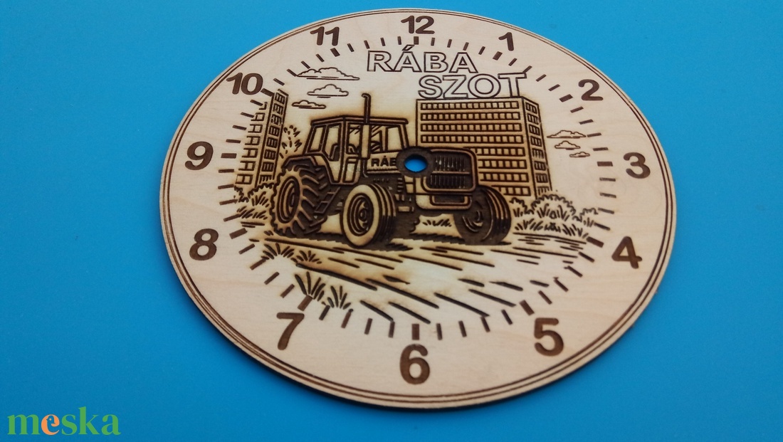 Rába traktor, SZOT üdülő előtt. Falióra, nosztalgikus hangulattal. ;) - otthon & életmód - dekoráció - fali és függő dekoráció - falióra & óra - Meska.hu Rába traktor, SZOT üdülő előtt. Falióra, nosztalgikus hangulattal. ;) - otthon & életmód - dekoráció - fali és függő dekoráció - falióra & óra - Meska.hu