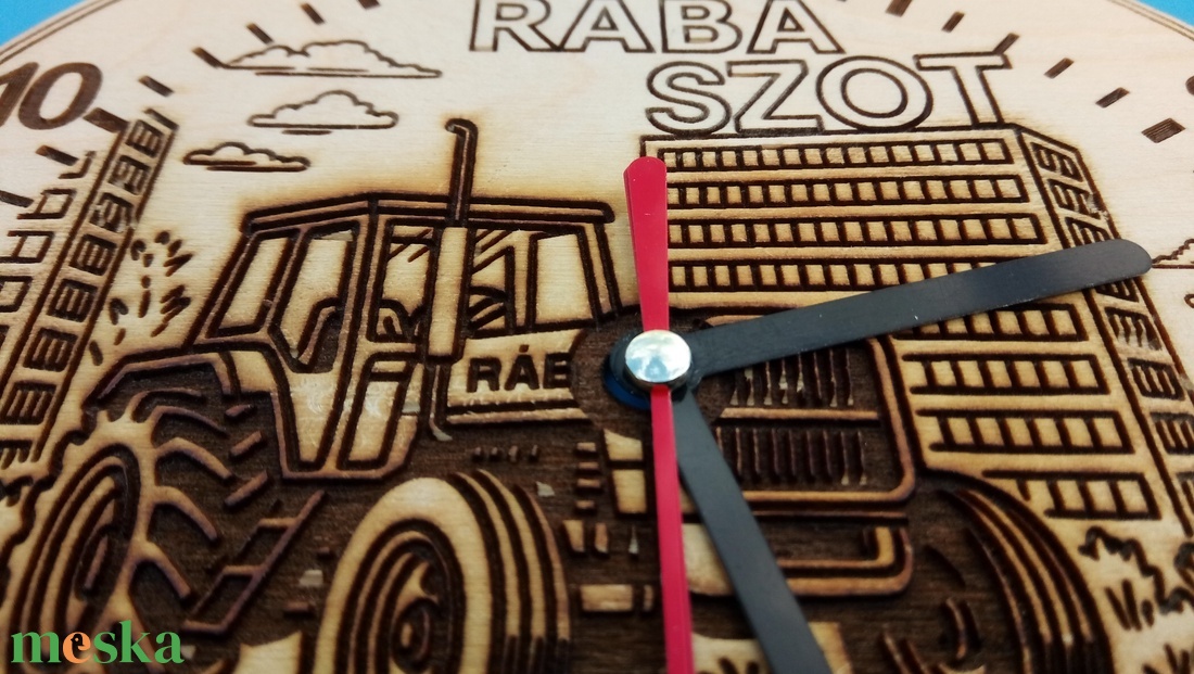 Rába traktor, SZOT üdülő előtt. Falióra, nosztalgikus hangulattal. ;) - otthon & életmód - dekoráció - fali és függő dekoráció - falióra & óra - Meska.hu Rába traktor, SZOT üdülő előtt. Falióra, nosztalgikus hangulattal. ;) - otthon & életmód - dekoráció - fali és függő dekoráció - falióra & óra - Meska.hu