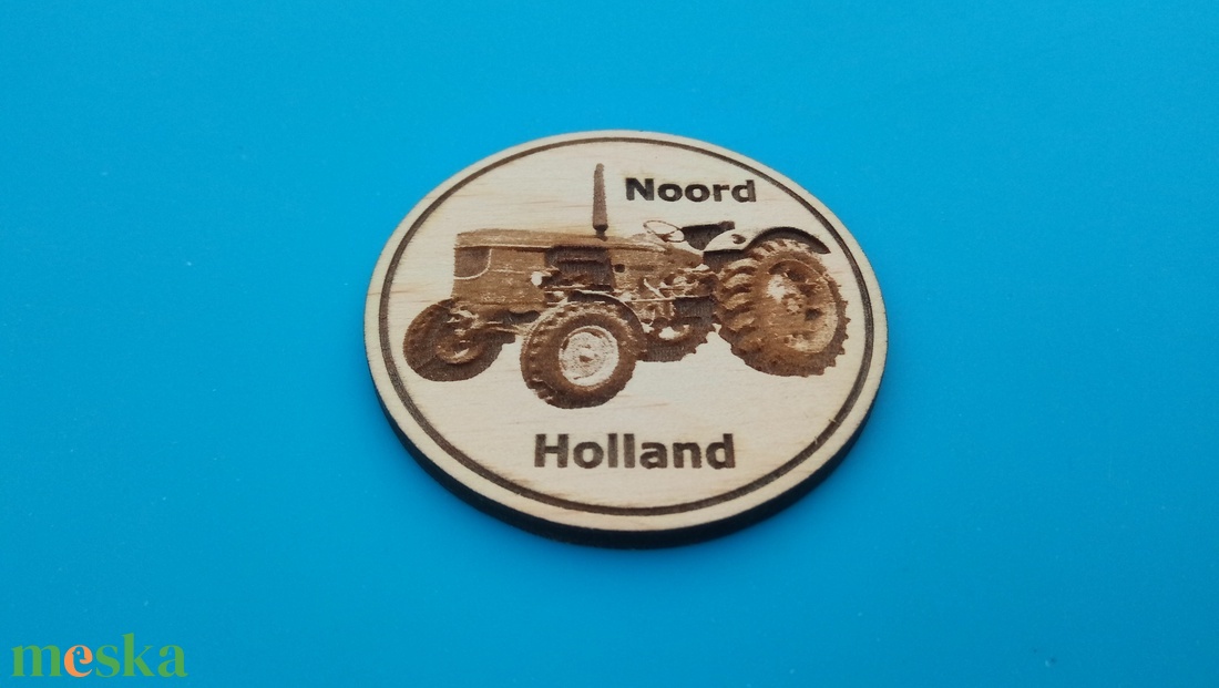 Nord Holland hűtőmágnes. Traktor. - otthon & életmód - konyhafelszerelés, tálalás - konyhai dekoráció - hűtőmágnes - Meska.hu
