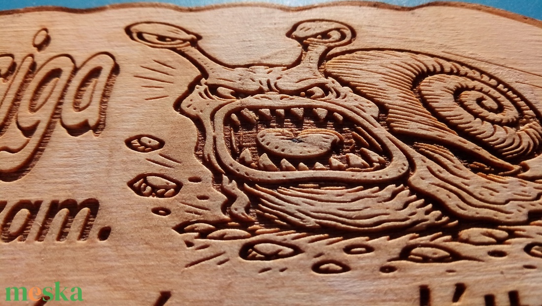 Kutyatábla, vércsigával. Vigyázz a kutya harap helyett. VIGYÁZZ!! A vércsiga!... (rablós) - esküvő - dekoráció - tábla & jelzés - Meska.hu