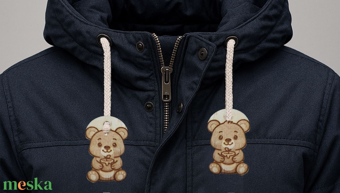 Macis zsinórdísz. Maci, medve mintával készült háti- és tornazsákdísz. Macival készült függődísz. A csomagban 2 db van. - ékszer - lábdísz és testékszer - lábgyűrű és lábdísz - Meska.hu