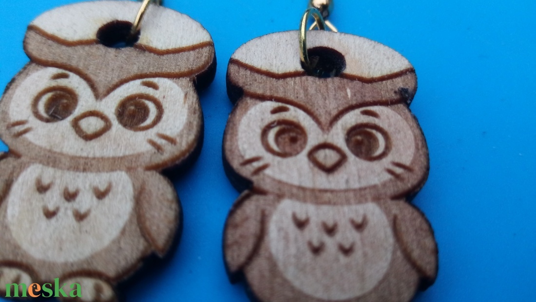 Bagoly fülbevaló. Baglyos füldísz, bagollyal. Kiváló ajándék lánynak, vidám hölgynek, nőnek szilveszterre vagy bármikor. - esküvő - ékszer - fülbevaló - Meska.hu