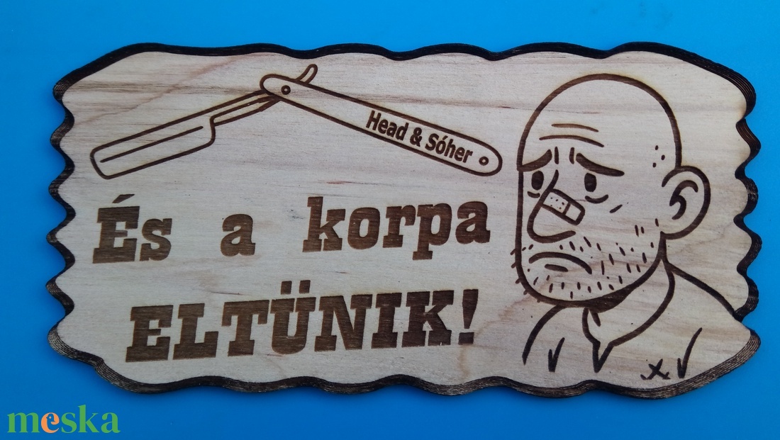 Humoros(nak szánt) garázstábla.  - otthon & életmód - dekoráció - kép & falikép - táblakép - Meska.hu