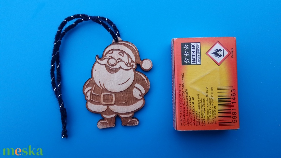 Mikulás karácsonyfadísz. Vagy visszapillantó, táska, hátizsák, csillár, szerkrényajtó függő dísz. Ajándékba is tökéletes - karácsony - karácsonyi lakásdekoráció - karácsonyfadíszek - Meska.hu