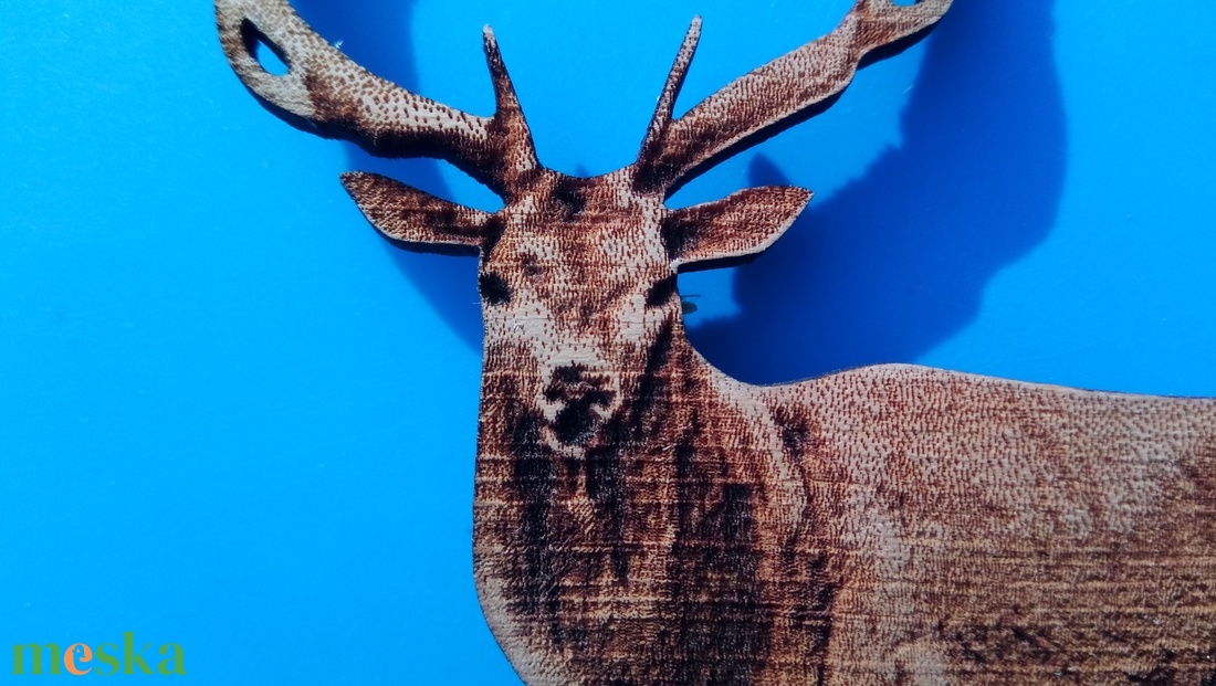 Szarvas vitrindísz. Vagy asztali dísz. Karácsonyra, mikulásra, szilveszterre. Vadásznak, állatbarátnak, erdőjárónak. - esküvő - dekoráció - asztaldísz - Meska.hu